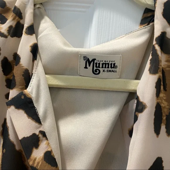 Show me your mumu leopard mini dress xs - Picture 2 of 2